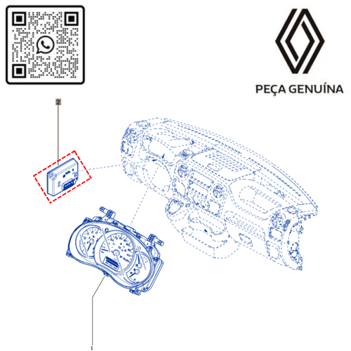 RN 95247R 283C95247R MODULO ELETRONICO MASTER 2.3 16V M9T - 4